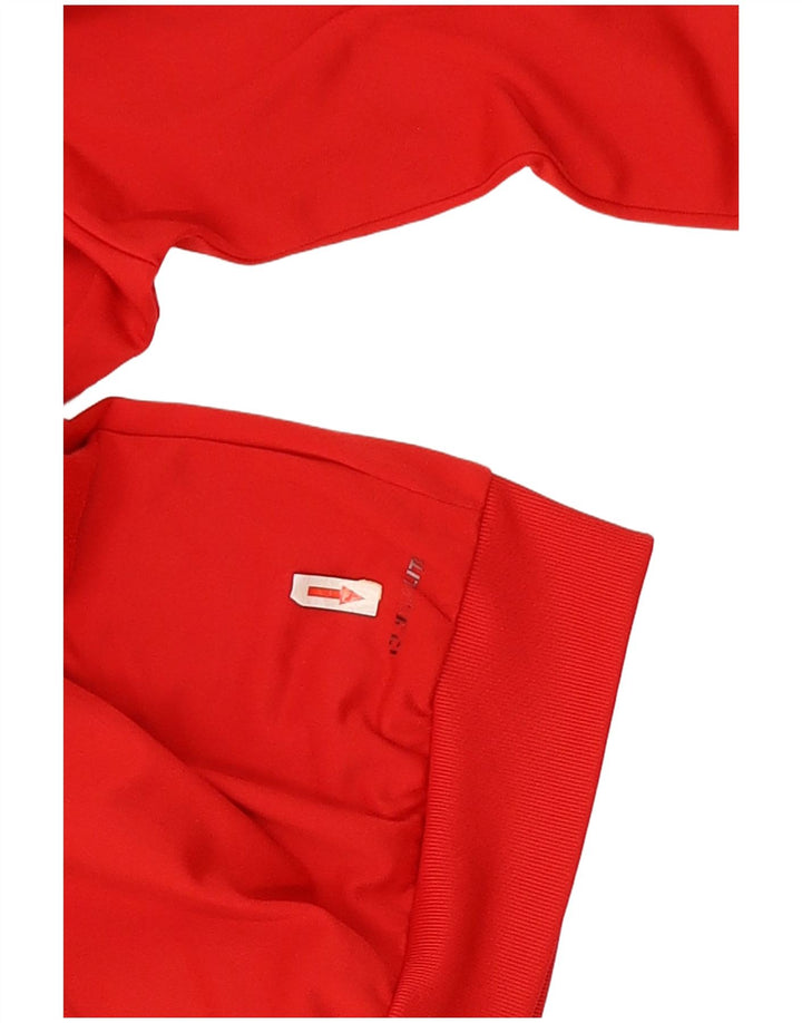 Giacca da tuta Adidas Clima 365 da ragazzo 13-14 anni in poliestere rosso