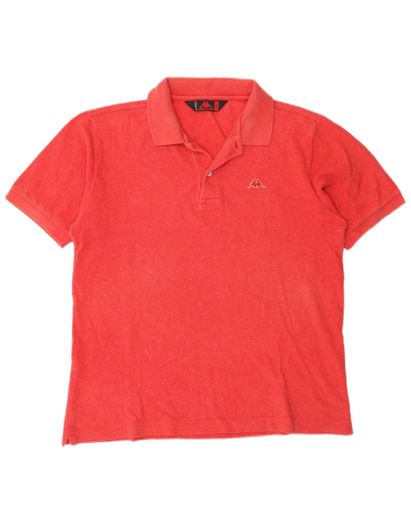 Polo Kappa Uomo Small Rossa In Cotone