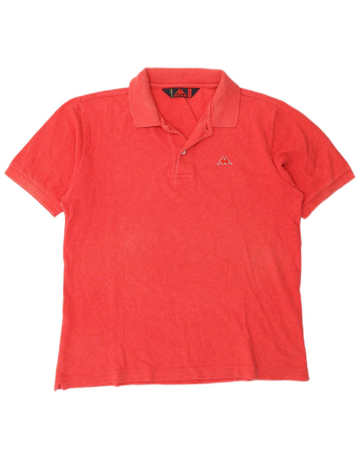 Polo Kappa Uomo Small Rossa In Cotone