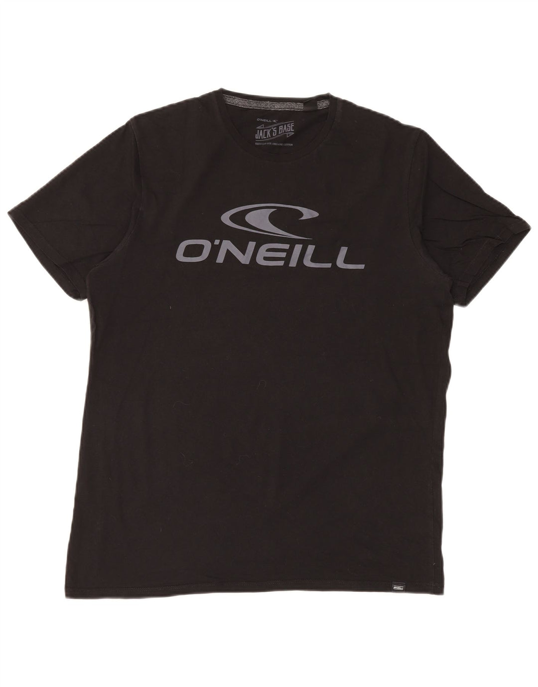 T-shirt grafica da uomo O'Neill Top in cotone nero medio