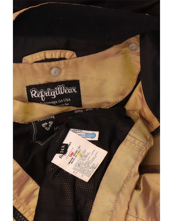Giacca antipioggia con cappuccio da bambina Refrigiwear 13-14 anni Beige Poliammide