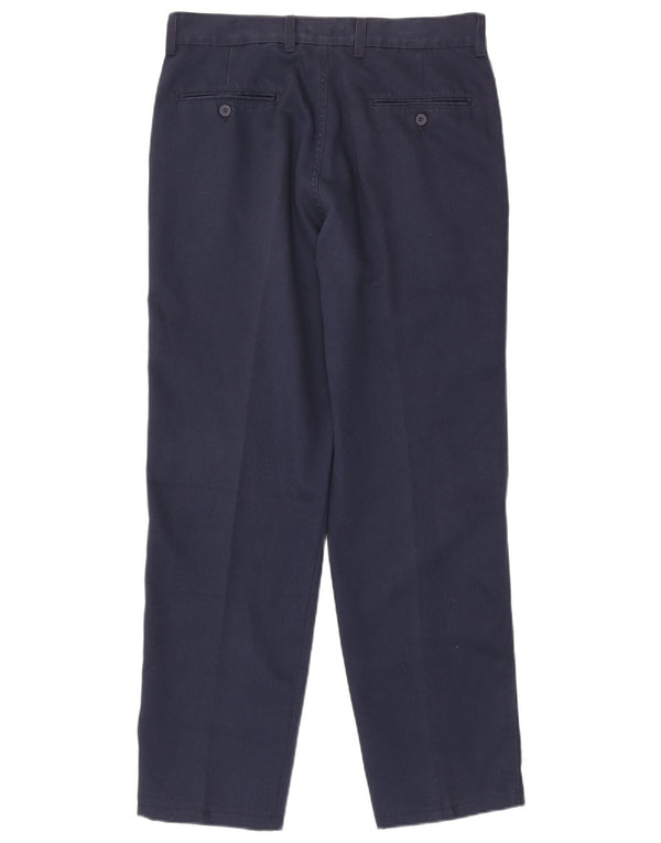 Pantaloni chino dritti da uomo Rifle W34 L31 in cotone blu navy