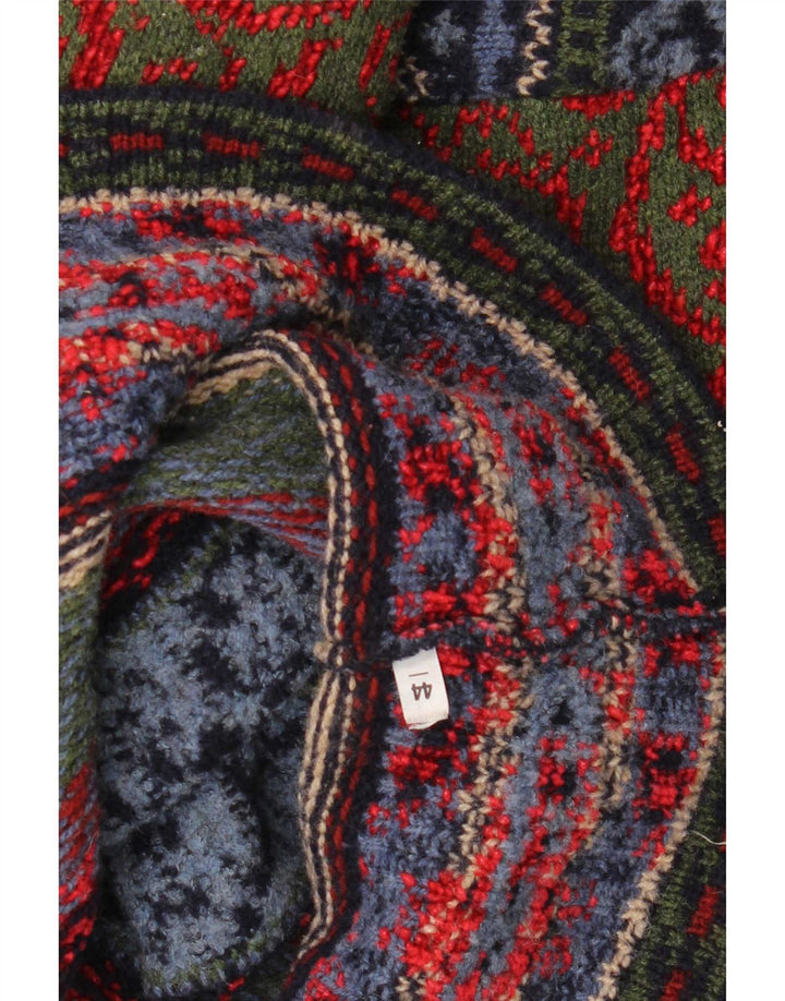 Maglione girocollo da uomo vintage IT 44 Fair Isle medio multicolore