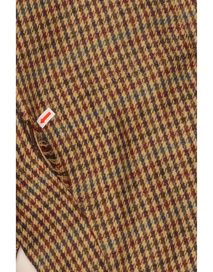 RICH & ROYAL Giacca blazer da donna a 1 bottone EU 38 pied de poule marrone medio