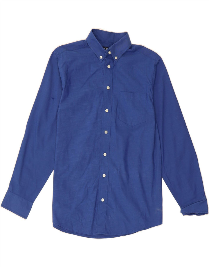 CHAPS Boys Shirt 13-14 Years Blue Cotton Vintage Chaps and Second-Hand Chaps from Messina Hembry 