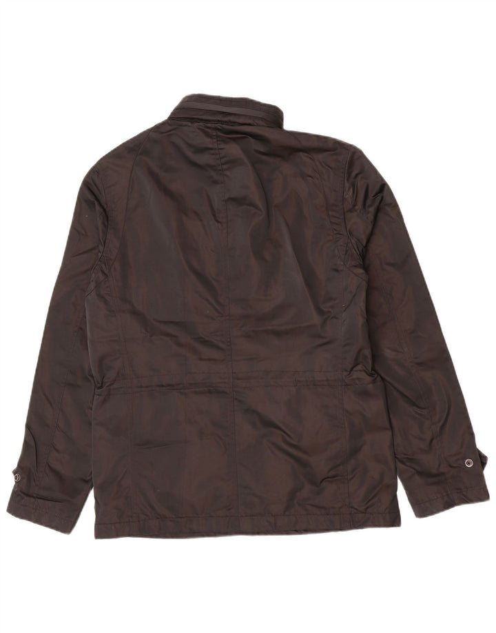 Giacca utility con cappuccio da uomo Zara UK 38 Marrone medio