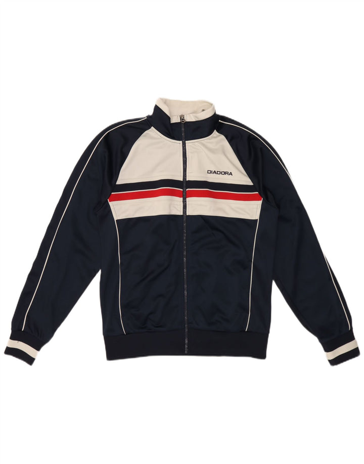 Giacca da tuta da donna Diadora UK 16 Large Blu Navy Colourblock
