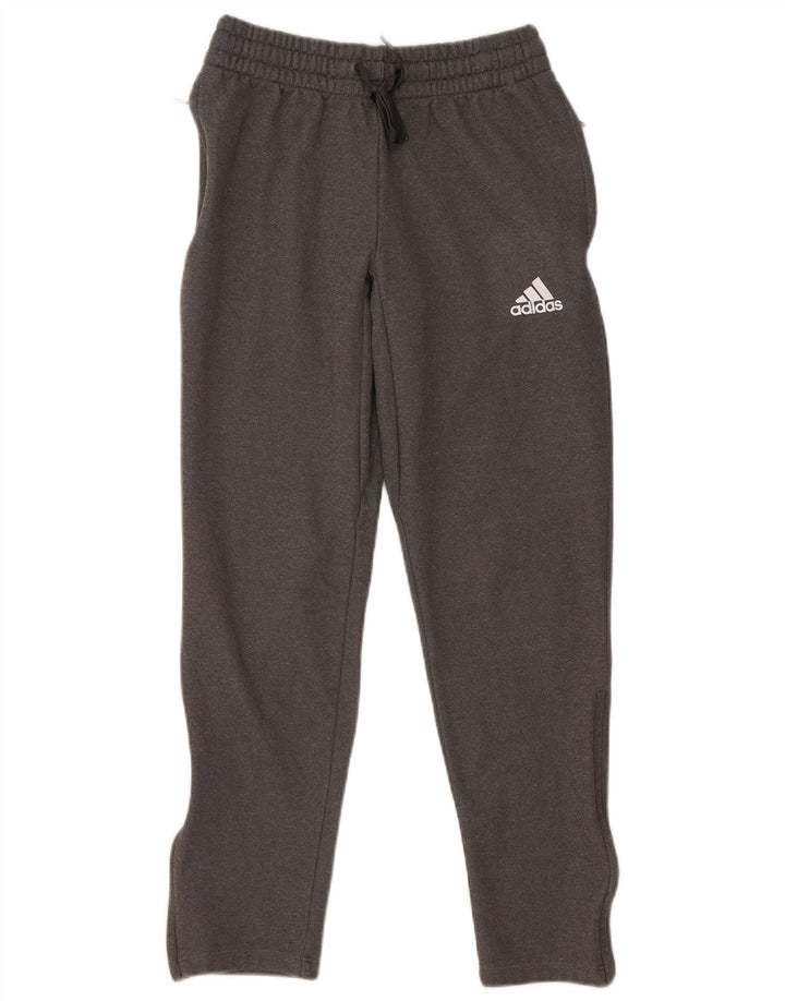 Pantaloni da tuta da uomo Adidas Joggers piccoli in poliestere grigio