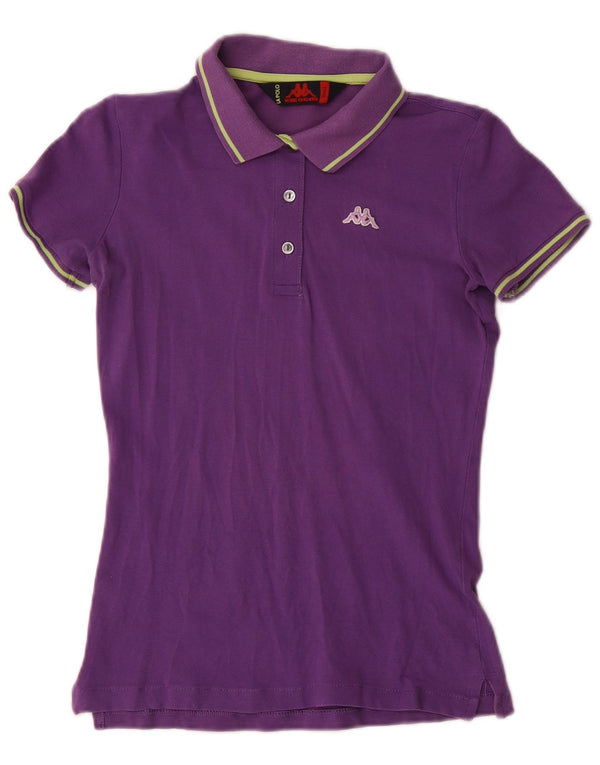 Polo Kappa da donna UK 10 piccola viola