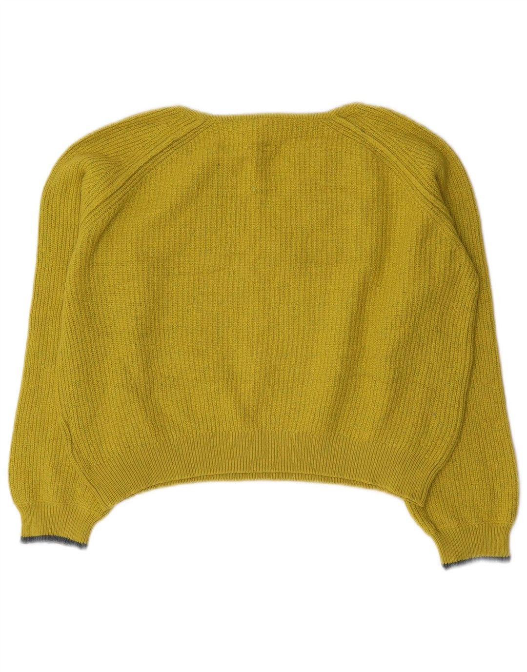 Maglione corto con scollo a V da donna White Stuff UK 12 Giallo medio