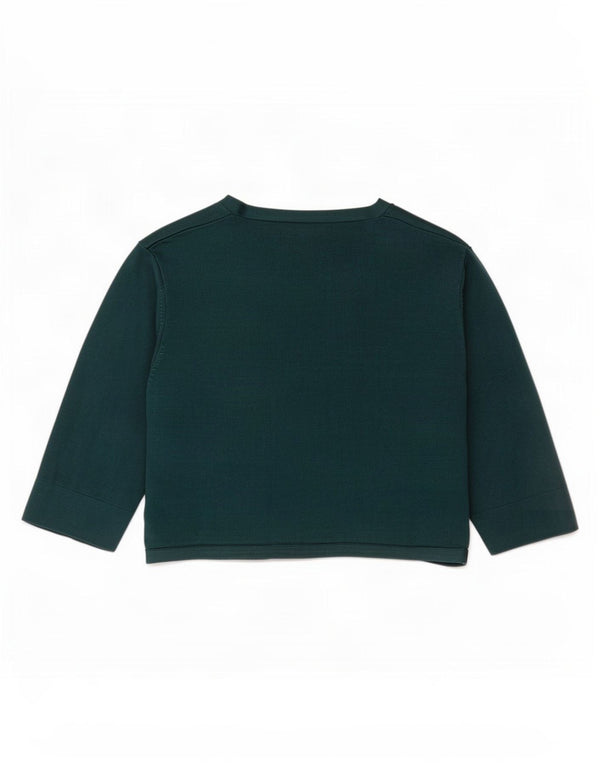 Phase Eight, maglione Bolero da donna con maniche a 3/4, UK 14, viscosa verde medio