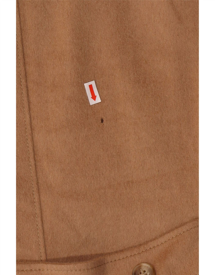 MAX MARA Giacca blazer da donna a 4 bottoni UK 14 Large Beige Camelhair Classic