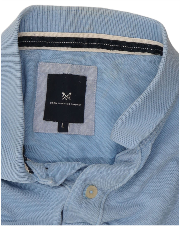 Crew Clothing Polo da uomo grande in cotone blu