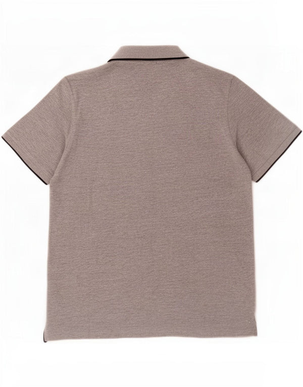 Liu Jo Mens Polo Shirt XL Grey Flecked Cotton