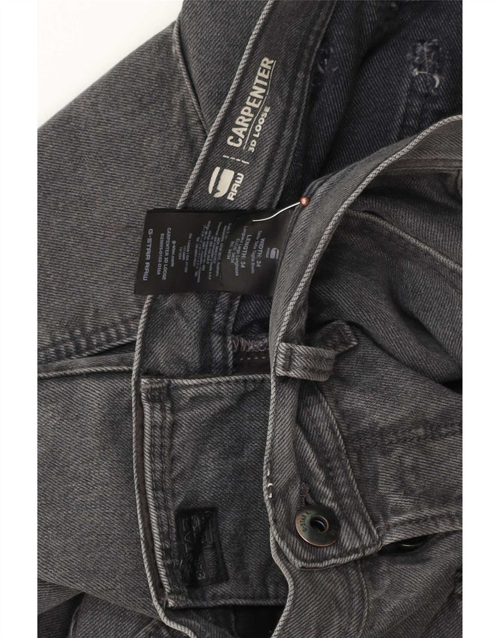 Jeans larghi da uomo G-Star Carpenter W34 L34 cotone grigio