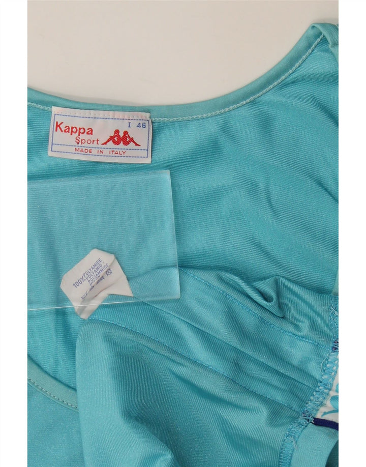 Canotta grafica da uomo KAPPA IT 46 Small Blue Colourblock in poliammide