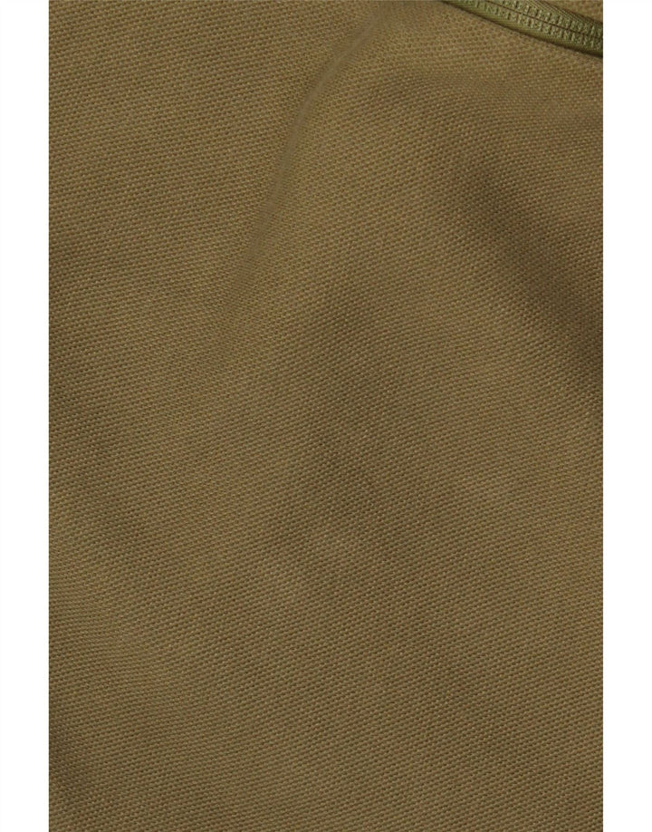 Maglione con cappuccio e zip grafica da uomo ADIDAS grande color kaki