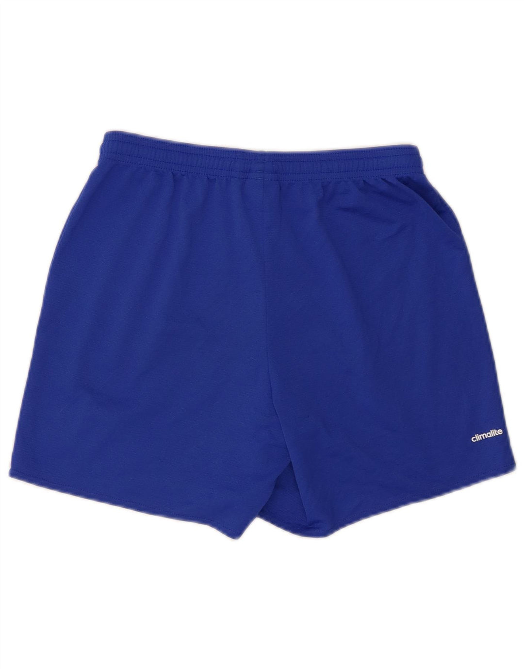 Pantaloncini sportivi Adidas Climalite da donna UK 10 piccoli poliestere blu