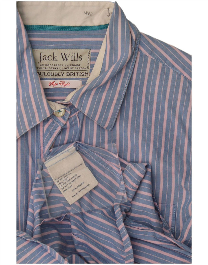 Camicia da donna Jack Wills UK 8 piccolo cotone a righe blu