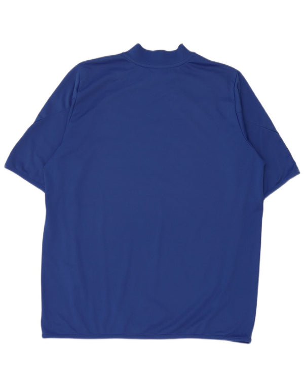 T-shirt Diadora Uomo Top Large Blu Colourblock Poliestere