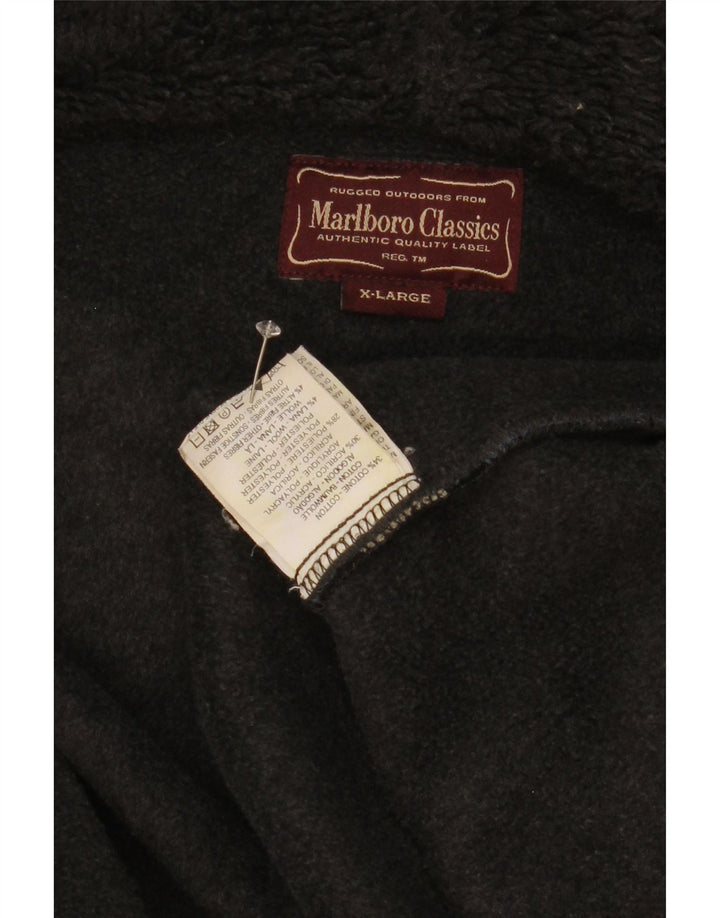 Giubbotto bomber con cappuccio da uomo Marlboro Classics UK 42 XL a quadri multicolore