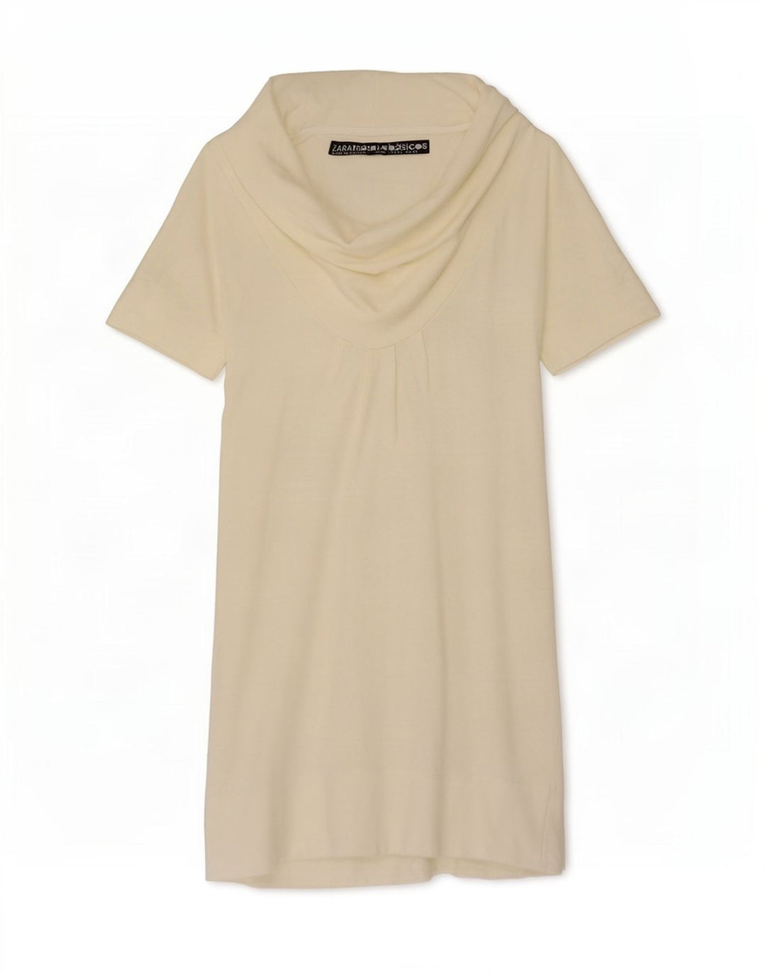 Abito a trapezio da donna Zara UK 14 grande bianco sporco