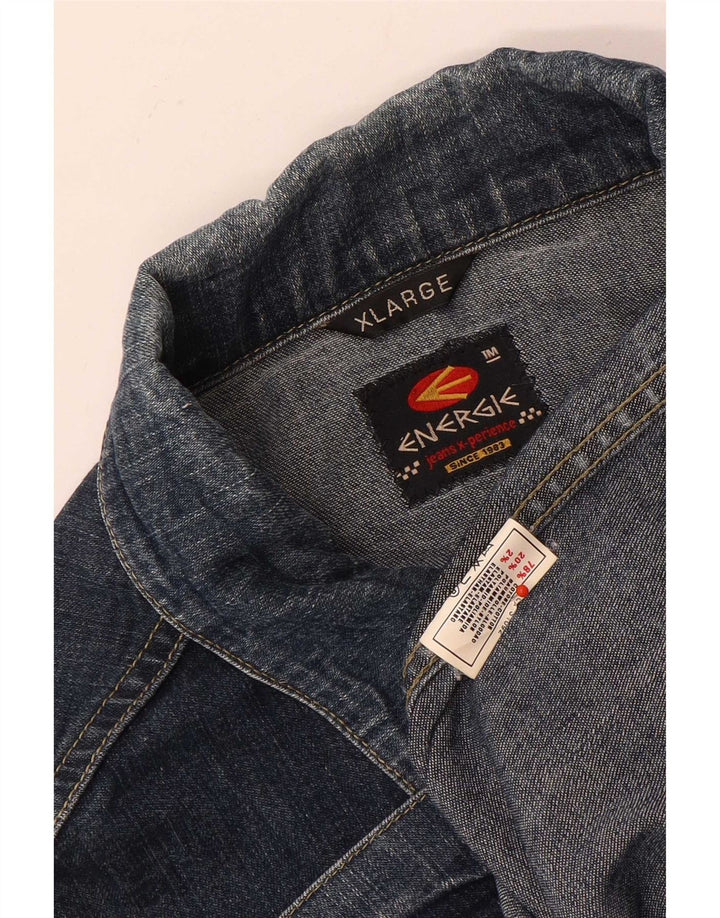 Giacca in denim da uomo Energie UK 42 XL cotone blu
