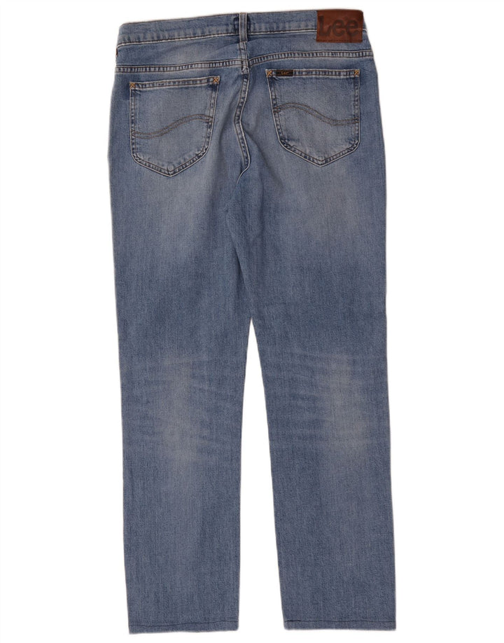 Jeans dritti da uomo Lee Rider W34 L28 cotone blu