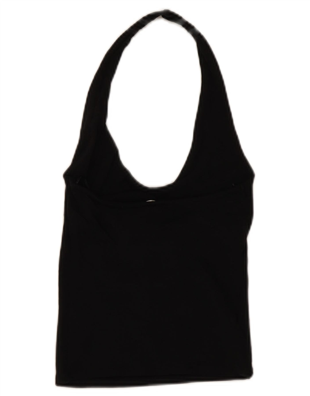 Top corto da donna Zara UK 12 cotone nero medio