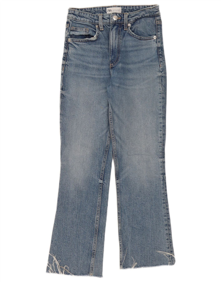 Jeans Bootcut da donna Zara EU 34 2XS W24 L26 Blu