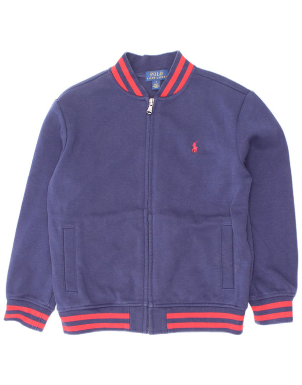 Giacca da tuta da ragazzo Polo Ralph Lauren 6-7 anni a righe blu navy
