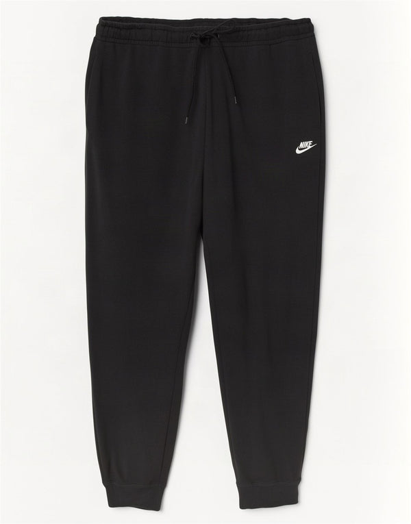 Pantaloni da tuta corti da donna Nike Joggers UK 22 3XL cotone nero