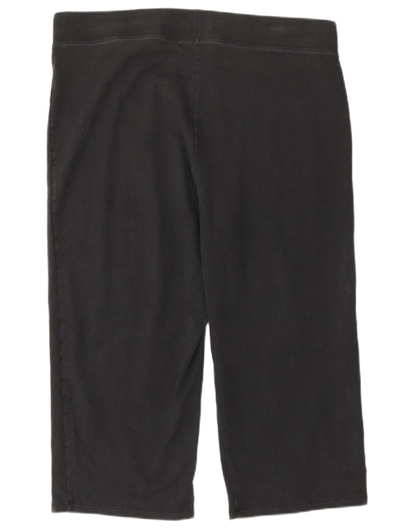 Leggings Capri da donna Marks & Spencer UK 18 XL cotone nero