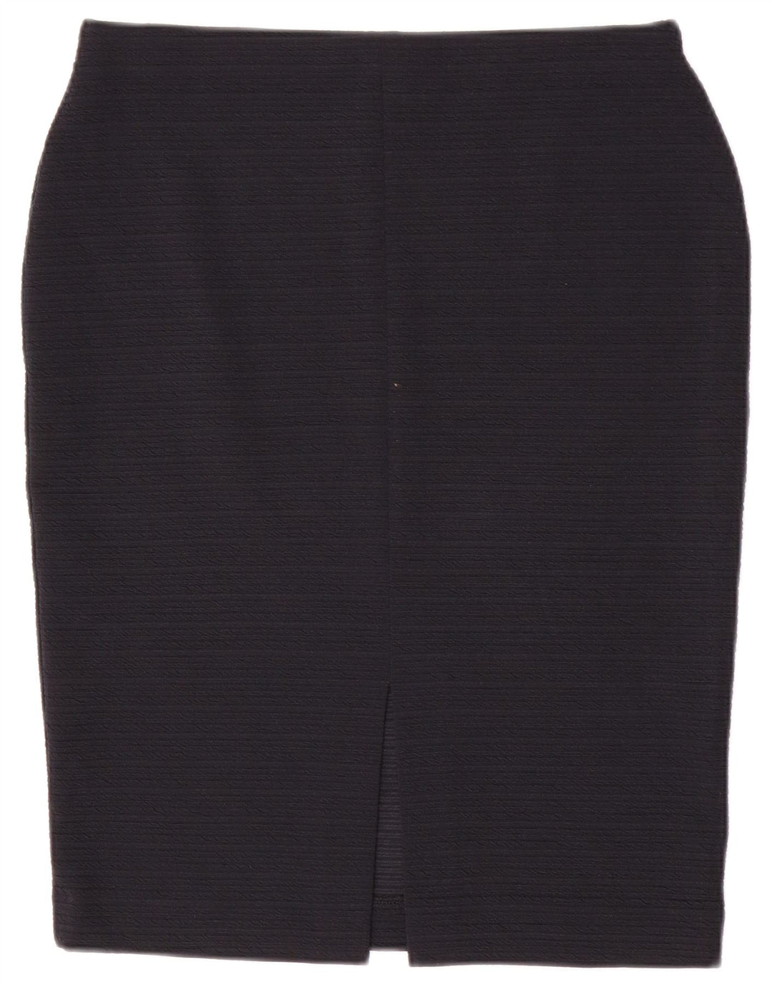 Gonna a tubino da donna Marks & Spencer UK 12 media W30 poliestere blu navy