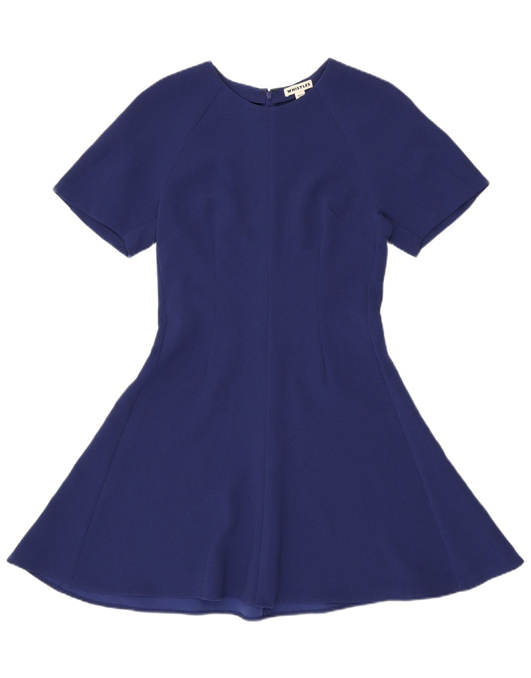 Abito a trapezio da donna WHISTLES UK 12 Medio poliestere blu navy