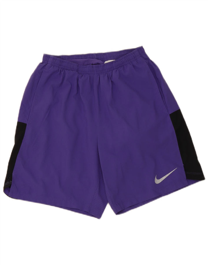 Pantaloncini sportivi Nike da donna UK 10 piccoli poliestere viola