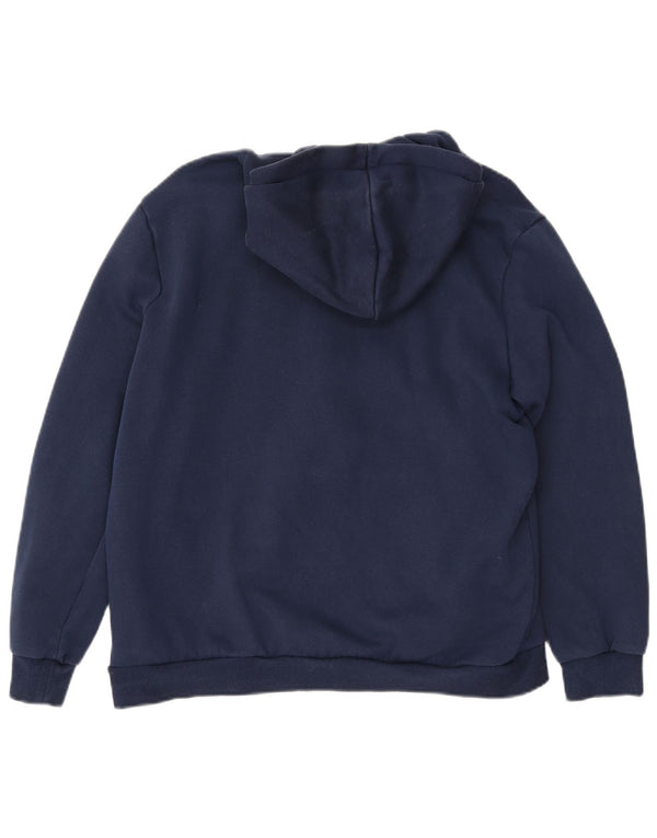 Felpa con cappuccio grafica PUMA da donna UK 16 Large Blu Navy