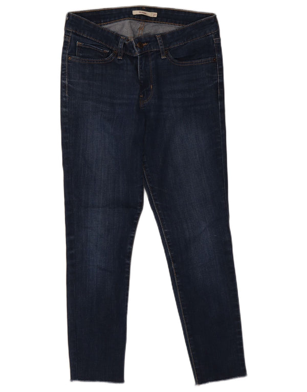 Jeans skinny Levi's 711 da donna W27 L25 cotone blu navy