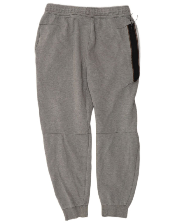 Pantaloni da tuta da uomo Nike Joggers in cotone color block grigio medio
