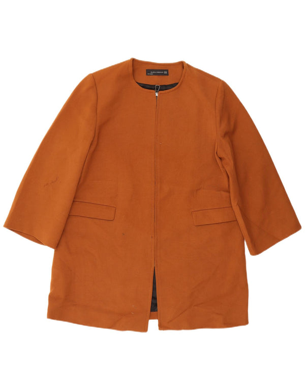 Soprabito da donna Zara UK 18 XL poliestere marrone