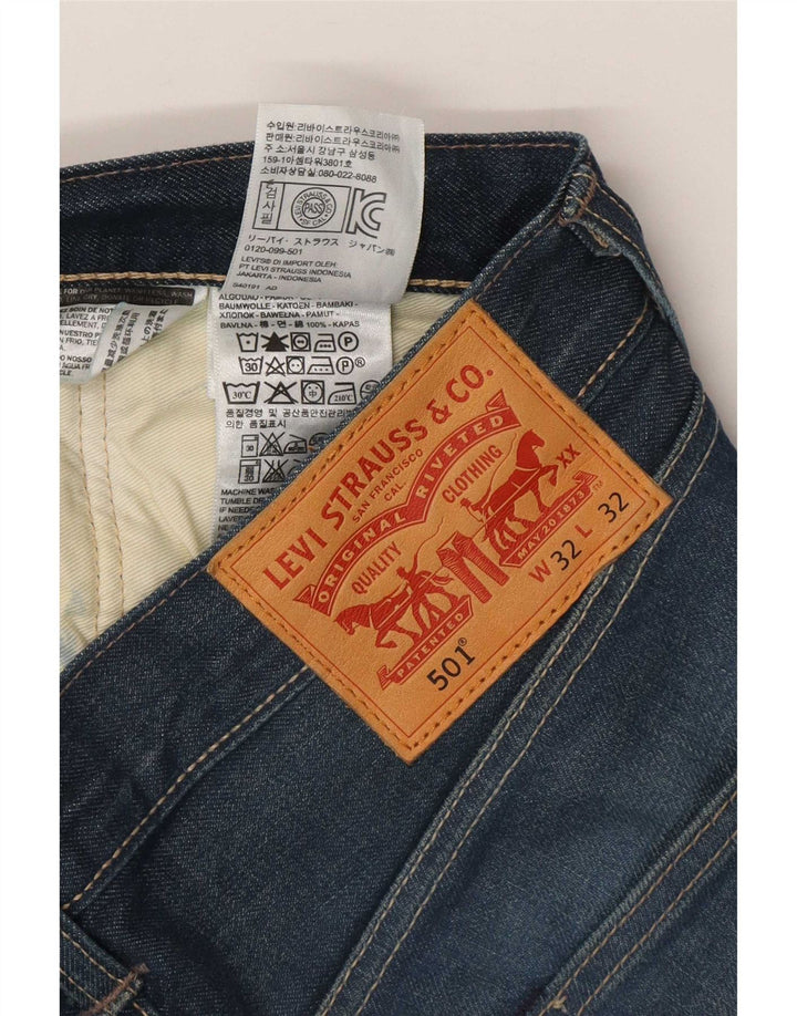 Levi's Uomo 501 Jeans dritti W32 L32 Cotone Blu