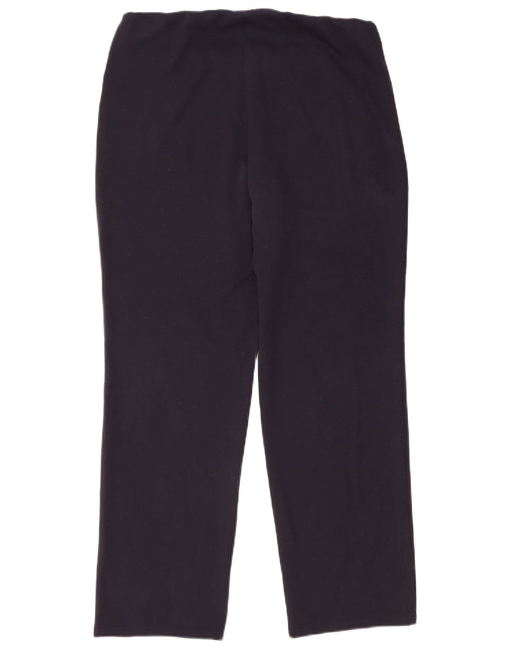 Pantaloni casual da donna Marks & Spencer UK 12 medi W30 L28 Blu navy