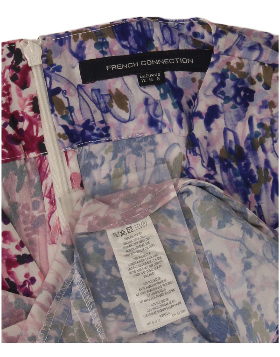 Top camicetta da donna French Connection UK 12 medio multicolore