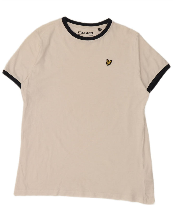 T-shirt da bambino LYLE & SCOTT 12-13 anni in cotone bianco