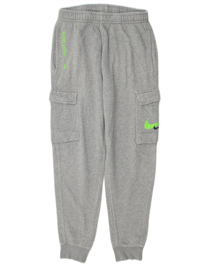 Pantaloni da tuta Nike Graphic Cargo da uomo, da jogging, piccoli, grigi screziati