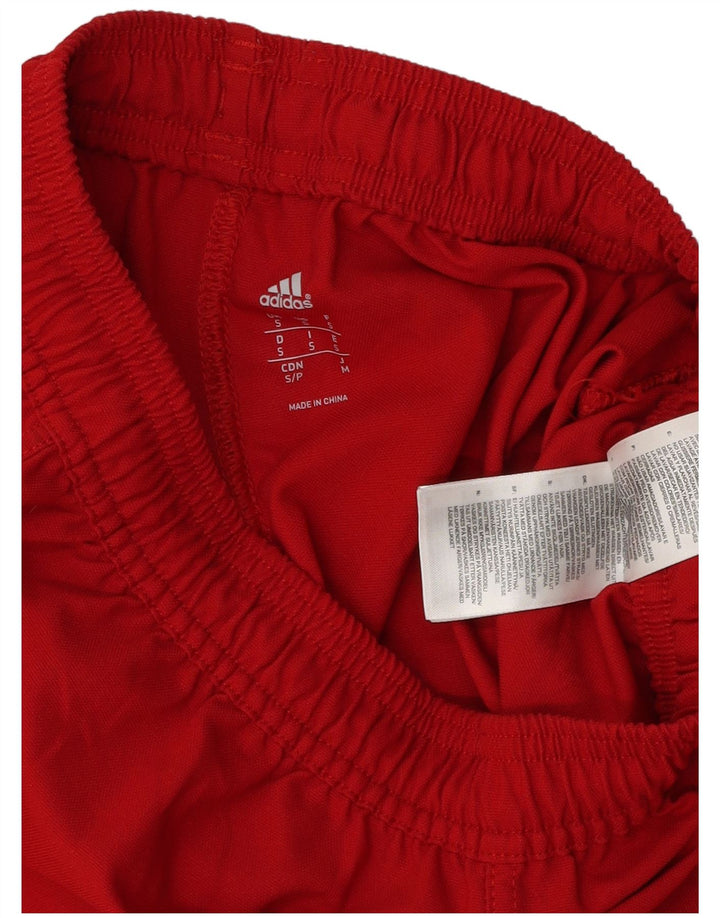 Pantaloncini sportivi Adidas Climacool Graphic da donna UK 8 piccoli poliestere rosso