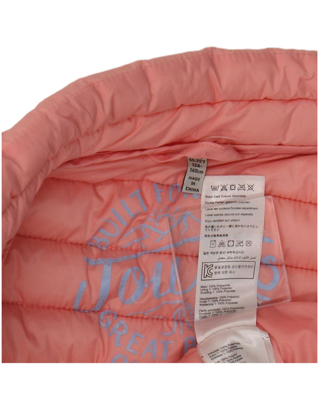 JOULES Gilet Imbottito Bambina 9-10 Anni Rosa Poliammide