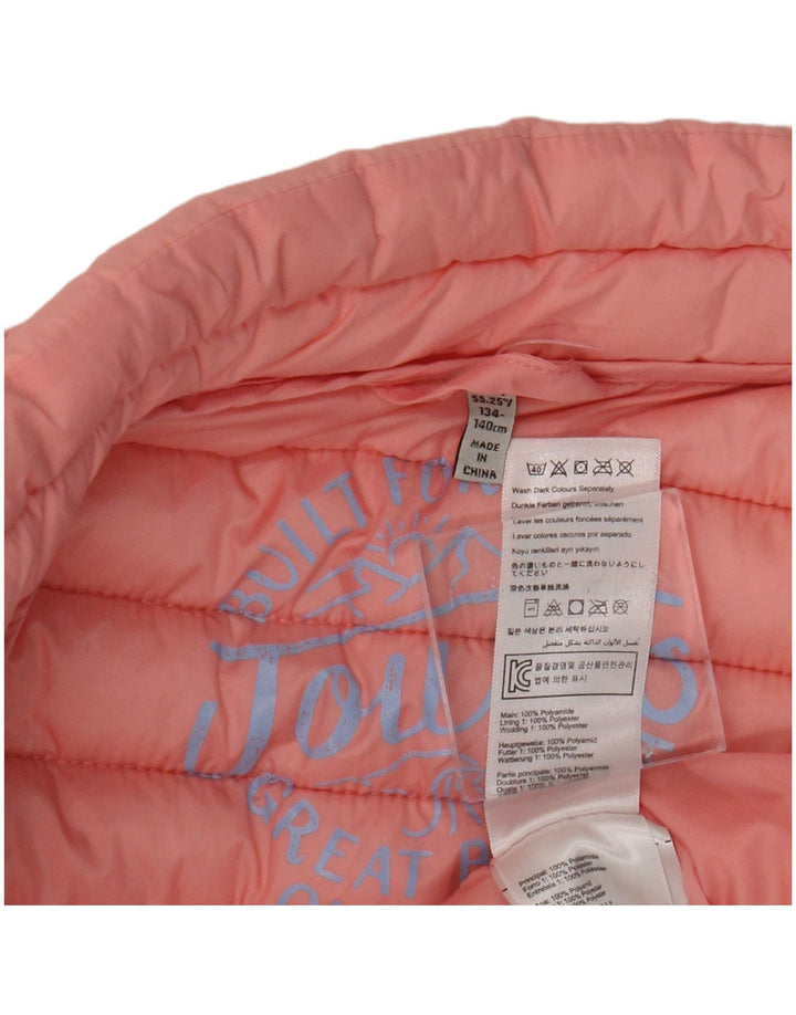 JOULES Gilet Imbottito Bambina 9-10 Anni Rosa Poliammide