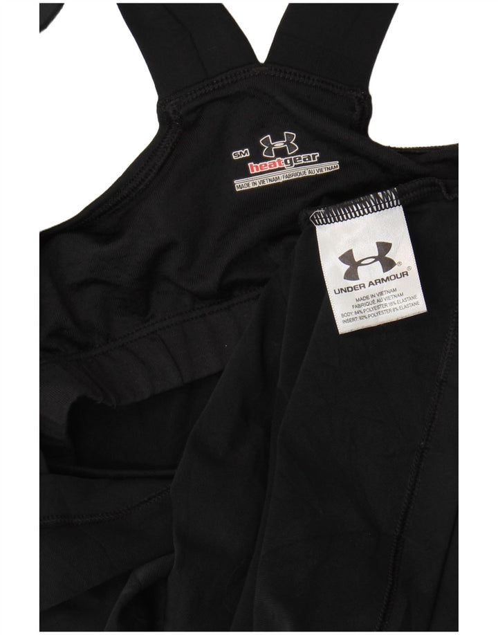 Canottiera Under Armour da donna Heat Gear UK 8 piccola in poliestere nero
