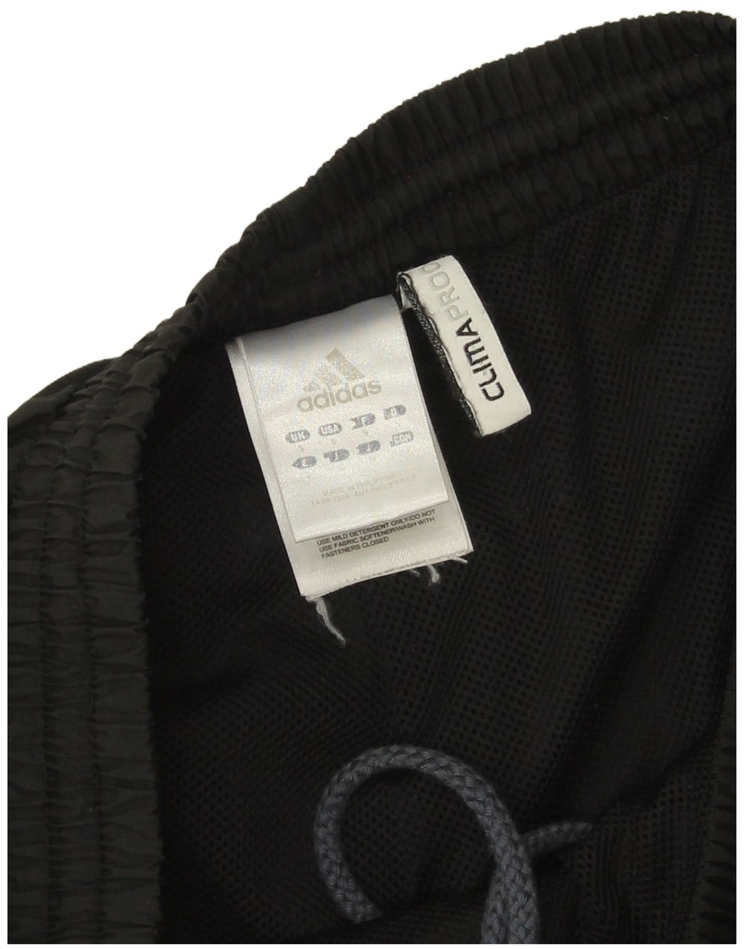 Pantaloncini sportivi Adidas Clima Proof Bermuda da uomo piccoli in poliestere nero